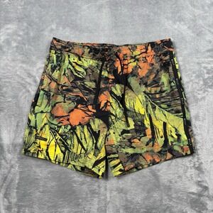 BYLT Basics Coastal Board Shorts Mens Size Medium Camo Elastic Waist Swim Beach